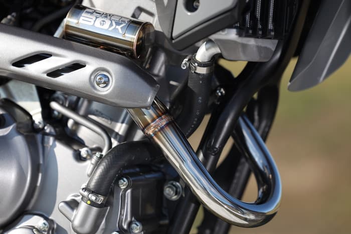 2023~CRF250L (8BK-MD47) POWERBOX パイプ　（RALLY用は別設定） ※只今ご注文が集中しております。お届けにしばらく日数をいただく場合がございます。