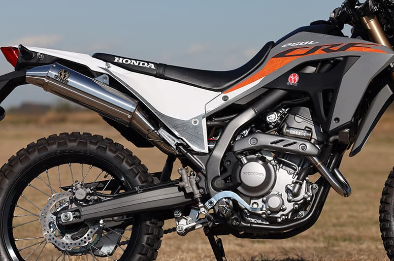 2023~CRF250L (8BK-MD47) POWERBOX サイレンサー［政府認証マフラー］　※只今ご注文が集中しております。お届けにしばらく日数をいただく場合がございます。