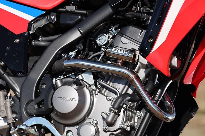 2023~CRF250RALLY (8BK-MD47) POWERBOXパイプ　（L型用は別設定）※只今ご注文が集中しております。お届けにしばらく日数をいただく場合がございます。