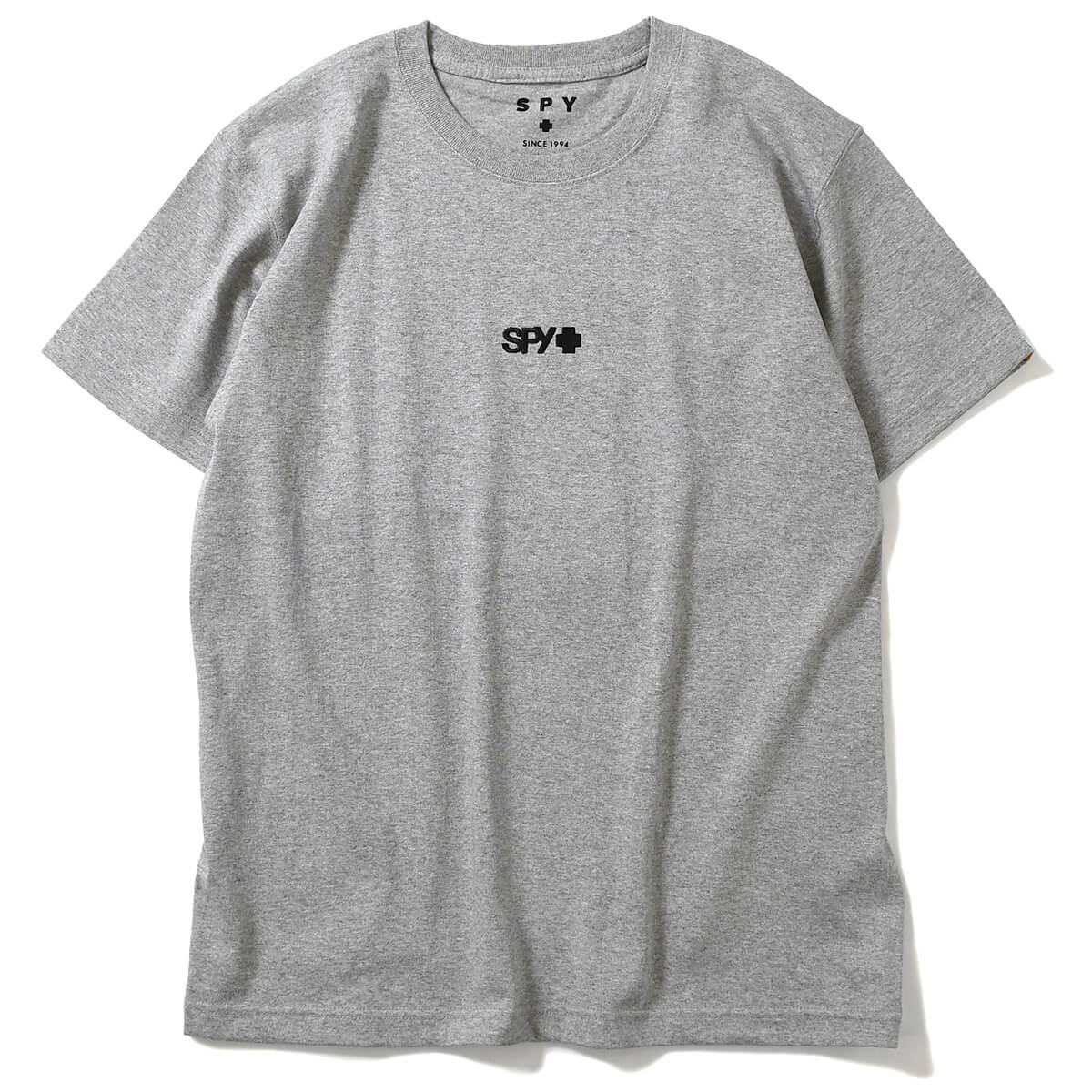 SPY SUNGLASSES スパイ サングラス SPY-TEE-19004 SPY+ HEAVY OZ TEE ヘビーオンス 刺繍ロゴ Tシャツ GRAY 【日本限定展開】