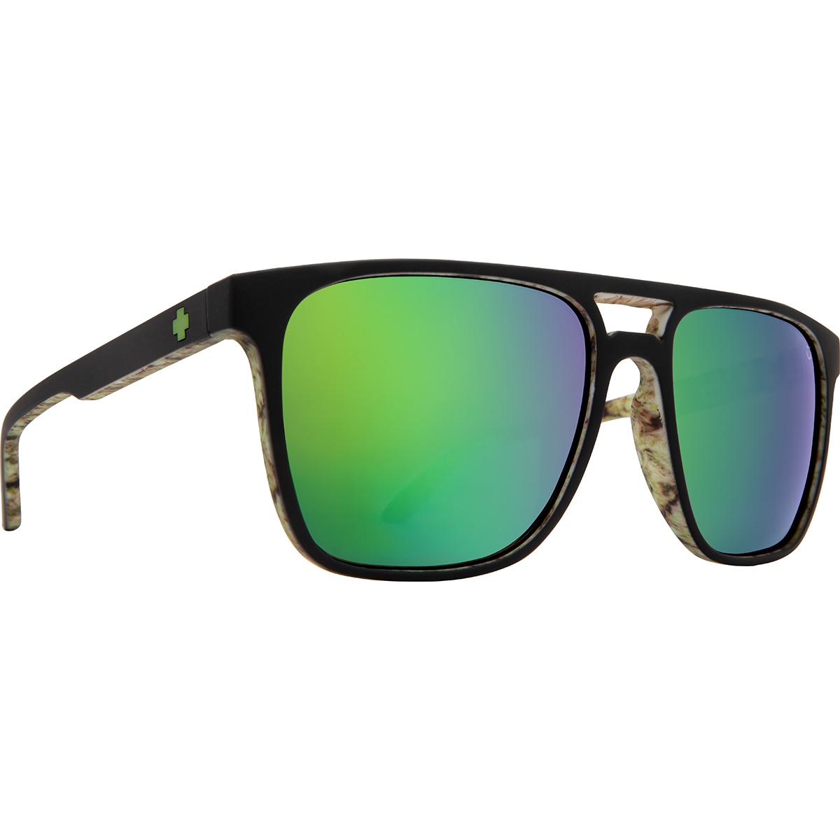 SPY SUNGLASSES スパイ サングラス CZAR ツァー MATTE BLACK/KUSHWALL - HAPPY BRONZE w/ GREEN SPECTRA MIRROR 673526205225