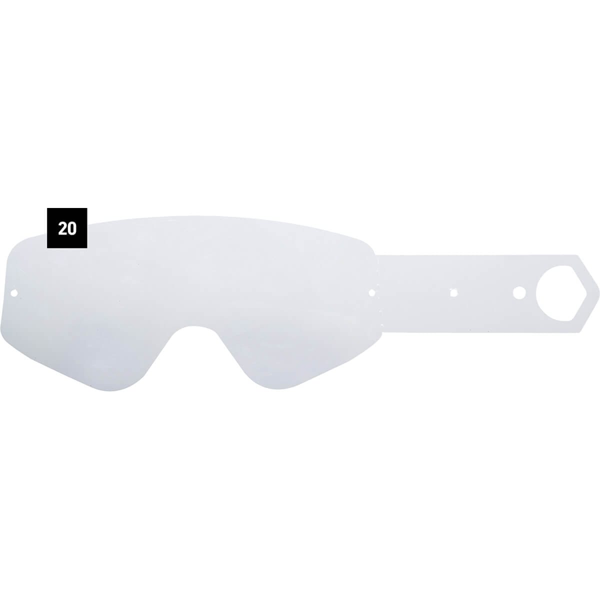 SPY スパイ MX GOGGLES モトクロスゴーグル KLUTCH/WHIP/TARGA3 TEAR OFFS クラッチ ウィップ ターガ3 ティアオフ 捨てレンズ CLEAR TEAROFF - 20 PACK 052026183007