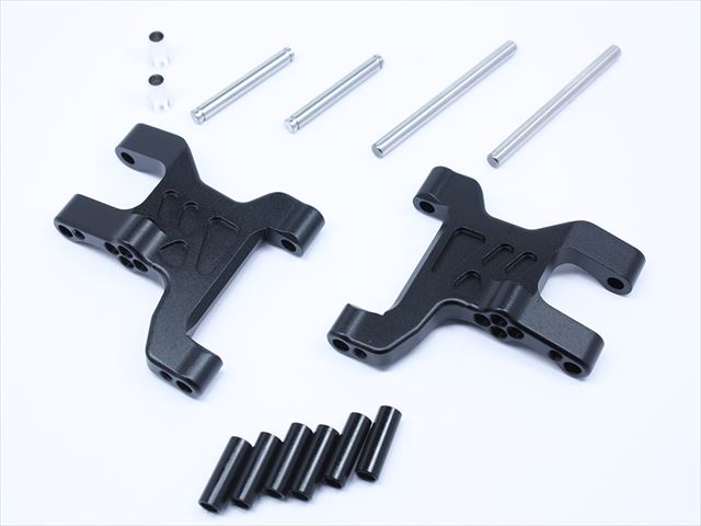 ߥեȥ(ߥCC-01) ֥å Aluminum front suspension arm (for TAMIYA CC-01) arch black