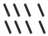 ���ƥ�쥹�ۡ������ӥ� �֥�å���å� 3��15mm 8���� Stainless steel hollow screw 3��15mm 8 pcs. (black plating)