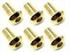 36 ƥ쥹إåܥӥ(6) 24Kɥå 36 Stainless steel hex Pan Head Screw (6 pcs.) 24K gold plating