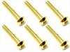 316 ƥ쥹إåܥӥ(6) 24Kɥå 316 Stainless steel hex Pan Head Screw (6 pcs.) 24K gold plating