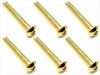 318 ƥ쥹إåܥӥ(6) 24Kɥå 318 Stainless steel hex Pan Head Screw (6 pcs.) 24K gold plating