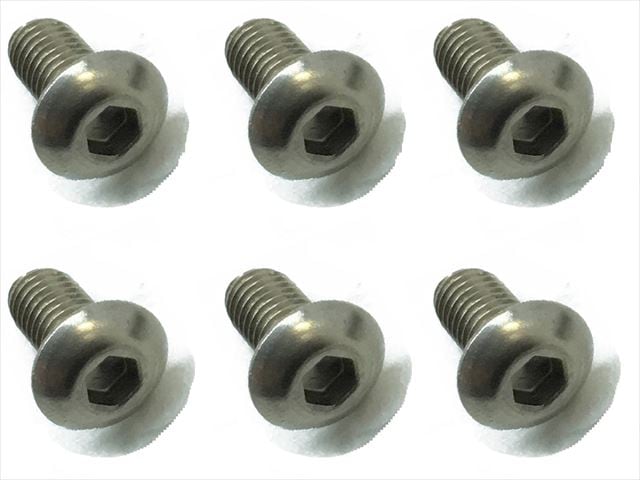 ������إå����ʥ٥ӥ� 6���� 3��6 Titanium hex Pan Head Screw 3��6 (6 pcs.)