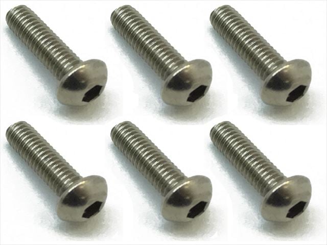 ������إå����ʥ٥ӥ� 6���� 3��10 Titanium hex Pan Head Screw 3��10 (6 pcs.)
