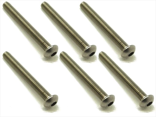 nabe様 チタンヘックスナベビス 6本入 3×25 Titanium hex Pan Head