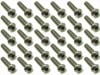 ������إå����ʥ٥ӥ� 30���� 3X12 Titanium hex Pan Head Screw 3X12 (30 pcs.)