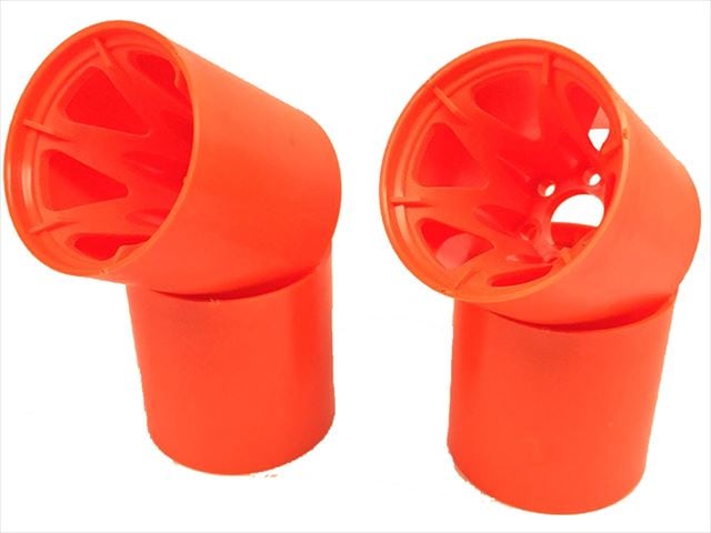 �ե����С��쥹6�ܥ��ۥ�����(�����)S-FLEX 4���� Rear wheel S-FLEX (orange) pcs. of 6 Fiberless 4 pcs.