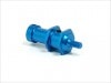 ߥۥ륹ȥåѡ ߥF103 ֥롼 Aluminum wheel stopper (for TAMIYA F103) blue