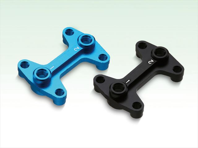����ߥ����С��֥��å� ���ߥ�F104�� �֥롼 Aluminum camber block (for TAMIYA F104) blue