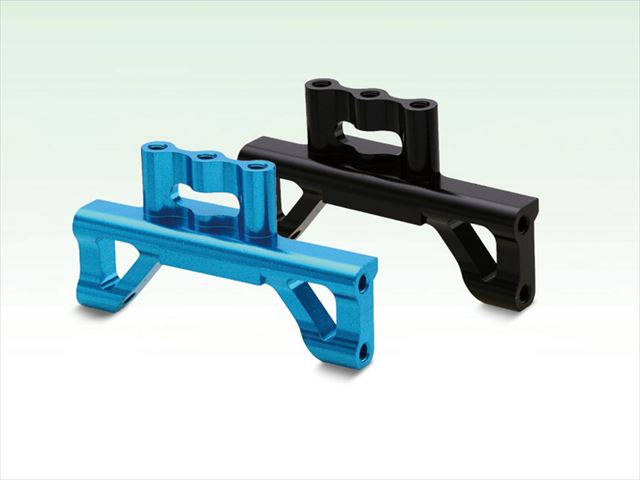 ����ߥ⡼�����ޥ���ȥ֥��å���¦ ���ߥ�F104�� �֥롼 Aluminum motor mount block front (for TAMIYA F104) blue