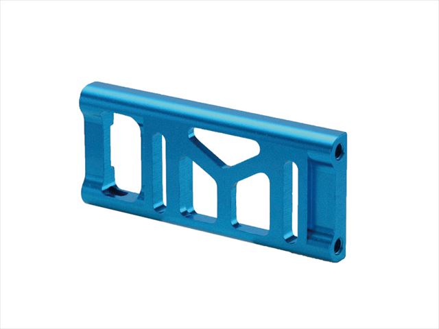 ����ߥ⡼�����ޥ���ȥ֥��å���¦ ���ߥ�F104�� �֥롼 Aluminum motor mount block rear (for TAMIYA F104) blue