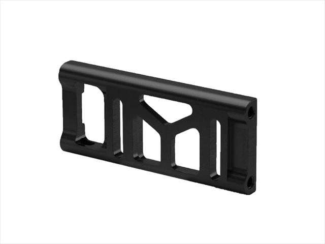 ����ߥ⡼�����ޥ���ȥ֥��å���¦ ���ߥ�F104�� �֥�å� Aluminum motor mount block rear (for TAMIYA F104) black