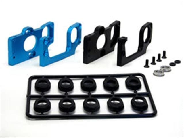 �֥饷�쥹�б�����ߥ⡼�����ޥ����(�֥롼)���ߥ�F103,104X-1�� Aluminum motor mount (blue) TAMIYA F103,104X-1 for brushless