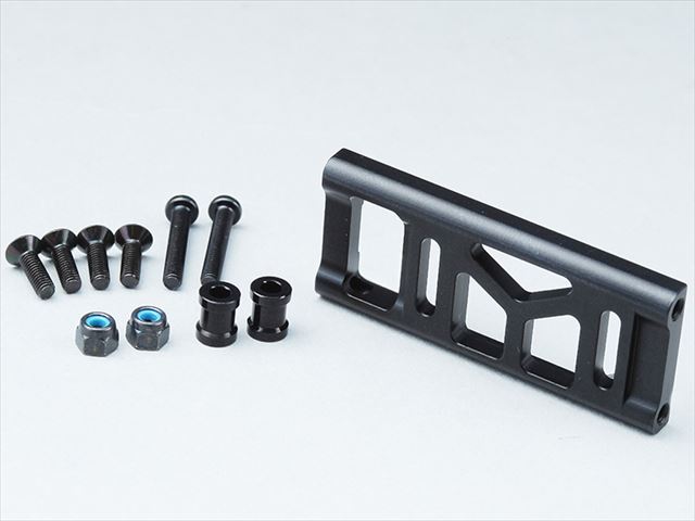 ����ߥ⡼�����ޥ���ȥ֥��å���¦(�֥�å�)���ߥ�F103,104X-1�� Aluminum motor mount block rear (black) TAMIYA F103,104X-1
