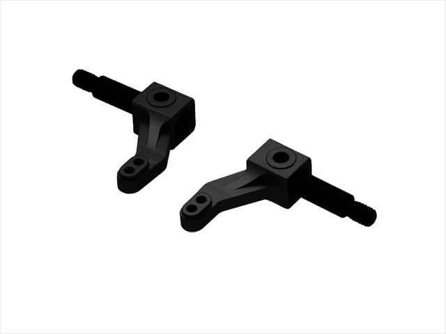 ߥʥå ߥF104 ֥å Aluminum knuckle (for TAMIYA F104) black