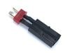 T��2P����ѥ����Ѵ����ͥ�����(2P����&���ߥ�᥹) T type 2P compact conversion connector (2P male & TAMIYA female)