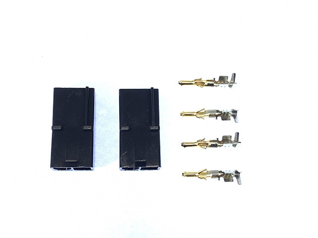 7.2V���ߥ�����ͥ����� �᥹2���� 7.2V TAMIYA black connector (two Female pcs.)