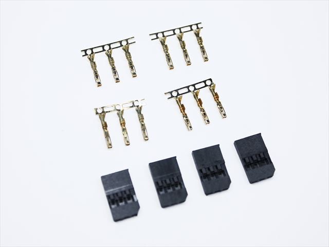 フタバ,KO コネクター メス 4ペア FUTABA & KO connector Female