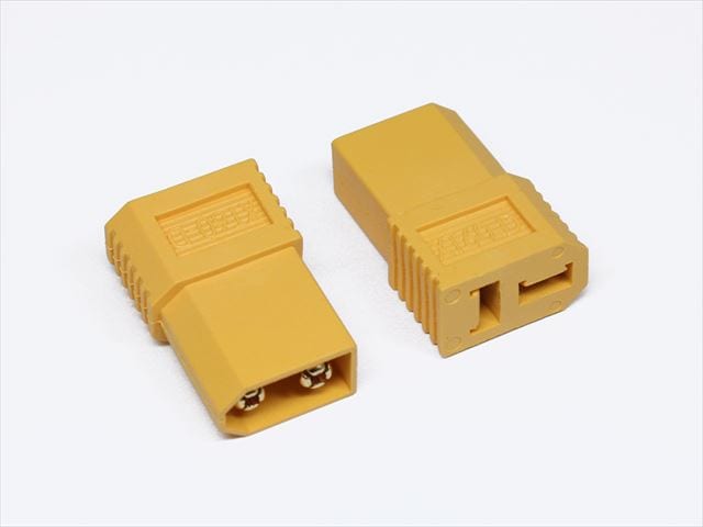 XT60&T2PѴͥ(XT60&2P᥹)2 XT60 & T 2P conversion connector (XT60 male & 2P female) 2 pcs.