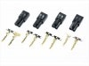 ��ư���� �ߥ�S������ �֥�å����ͥ����� (���� 4��) Electric gun mini S type black connector (4 males)