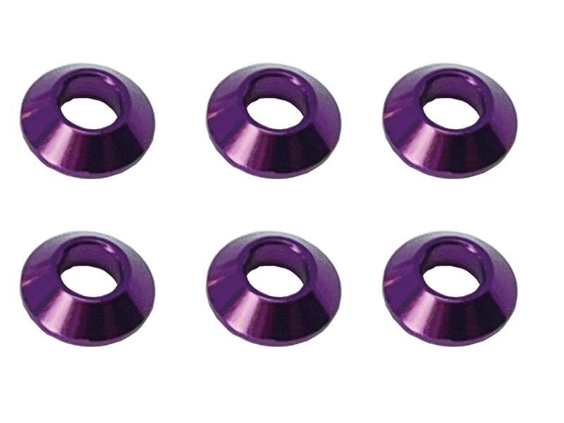 M3ơѡå㡼 ѡץ 6pcs Aluminum M3 taper Collars (purple)