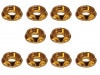 M3 CAPӥѥߥå㡼() 10pcs Aluminum M3 dish washer for cap screw(gold) 10 pcs.