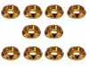 M3 CAPӥѥߥå㡼() 10pcs Aluminum M3 dish washer for cap screw(gold) 10 pcs.