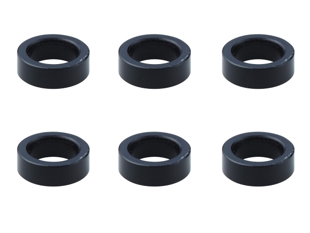 M4����ߥ��顼 ��6��4��2.0t (�֥�å�)6������ Aluminum Collar 6 ��6��4��2.0t (black)