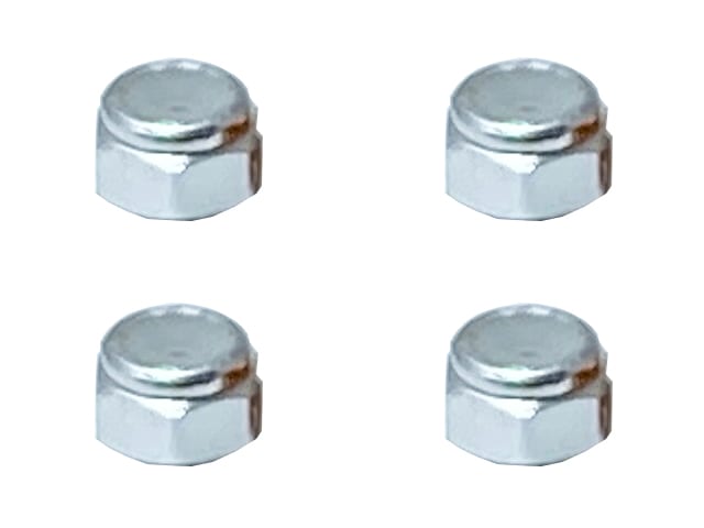 ����ߥʥ�����ʥå� M2 �ʥ���С�) 4pcs 2mm Aluminum nylon nut (silver)