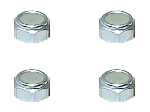 ����������ʥ�����ʥå� M2 �ʥ���С�) 4pcs Nylon nut of Aluminum thin type 2mm silver 4 pcs.