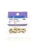 �����M4�ե���ե��졼�ȥʥå� ������� 4������ Aluminum M4 Flanged Cerate Nut 4 pcs. (gold)