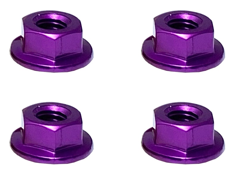 ߥե󥸥졼ȥʥå M4 ʥѡץ) 4pcs Aluminum M4 Flanged Cerate Nut 4 pcs. (purple)