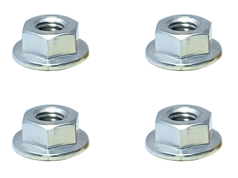 ߥե󥸥졼ȥʥå M4 ʥС) 4pcs Aluminum M4 Flanged Cerate Nut 4 pcs. (silver)