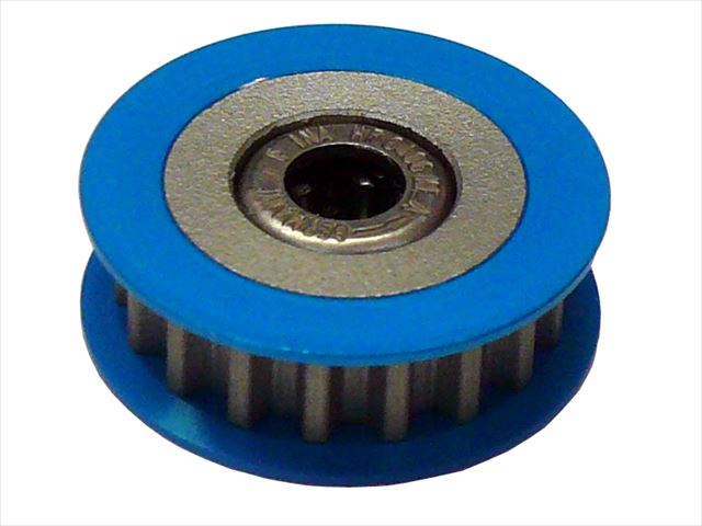 ����ߥ��󥿡���󥦥����ס��꡼17T ���� �֥롼 Aluminum Center 1way pulley 17T (general purpose) blue