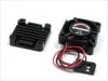 ���ȥ��󥰥ե���25��ESC�ѥҡ��ȥ��󥯥��å� �֥�å� Heat sink set for strong fan 25&ESC (black)
