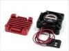 ���ȥ��󥰥ե���25��ESC�ѥҡ��ȥ��󥯥��å� ��å� Heat sink set for strong fan 25&ESC (red)
