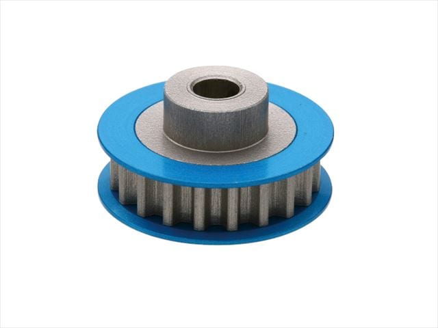 ����ߥ��󥿡��ס��꡼21T ���� �֥롼 Aluminum Center pulley 21T (general purpose) blue