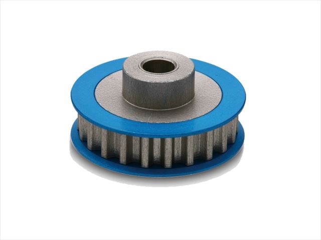 ����ߥ��󥿡��ס��꡼22T ���� �֥롼 Aluminum Center pulley 22T (general purpose) blue