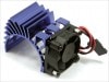 ���ȥ��󥰥ե���30���⡼�����ҡ��ȥ��󥯥��å� ǻ�֥롼 Strong fan 30& motor heat sink set (Dark Blue)