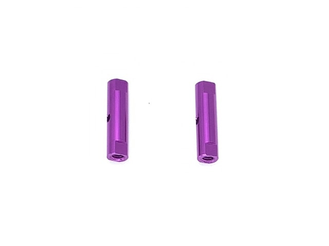 ����ߥݥ��ȥ��å�19L(�ѡ��ץ�) 2������ Aluminum post set 19L (purple) 2 pcs.