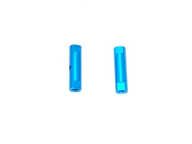 ����ߥݥ��ȥ��å�19L �饤�ȥ֥롼 2���� Aluminum post set 19L (Light blue)  2 pcs.