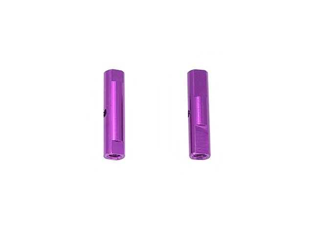 ����ߥݥ��ȥ��å�21L(�ѡ��ץ�)  2������	Aluminum post  21L (purple)  2 pcs.