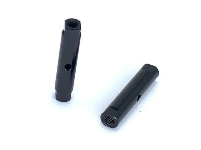 ����ߥݥ��ȥ��å�25L(�֥�å�) 2������	Aluminum post  25L (black)  2 pcs.