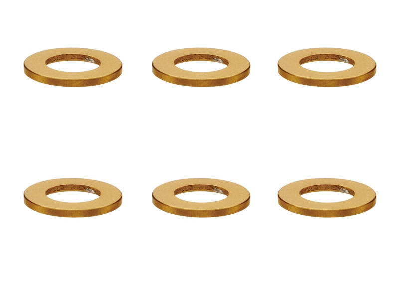 M3ߥ顼 5.530.5t ()6 Aluminum M3 Collar 0.5t (gold)6 pcs.