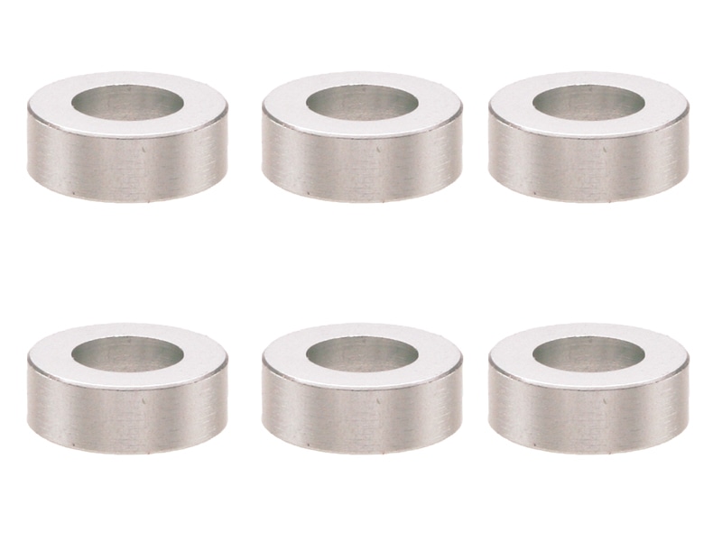 M3����ߥ��顼 ��5.5��3��2.0t (����С�)6���� Aluminum M3 washer 2.0t (Titanium Color)